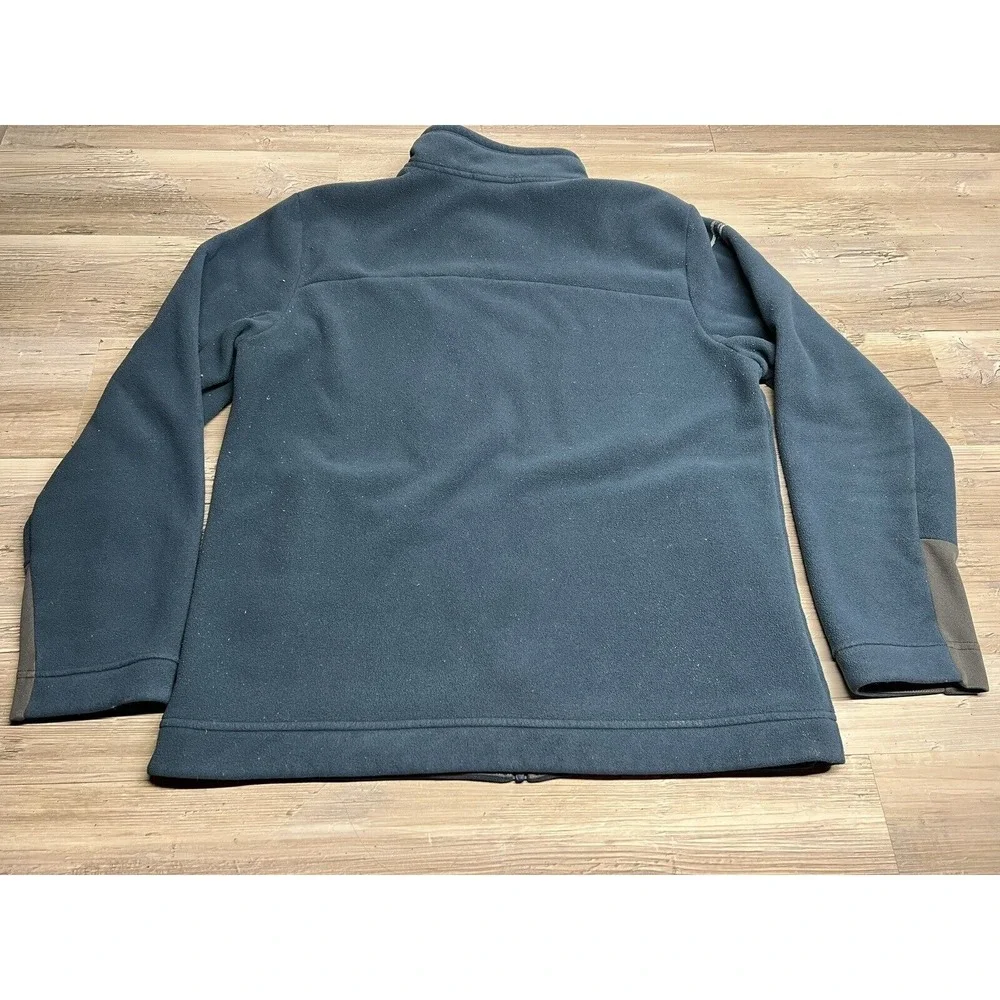 The North Face Men's Fleece Full Zip Jacket Blue Size L Synthetic Sherpa Lined